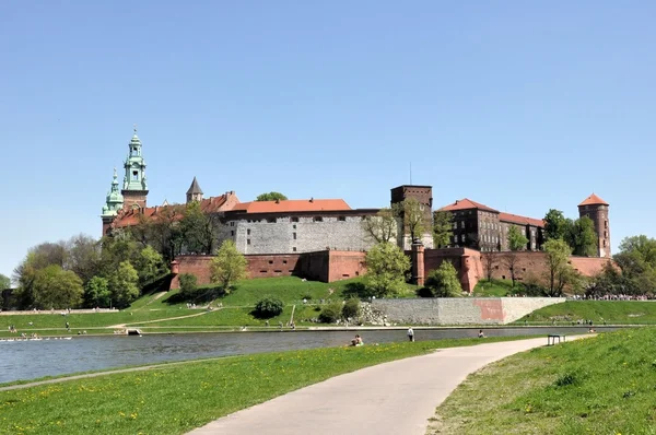 Castelo de Wawel em Cracóvia, Polônia — Fotografia de Stock
