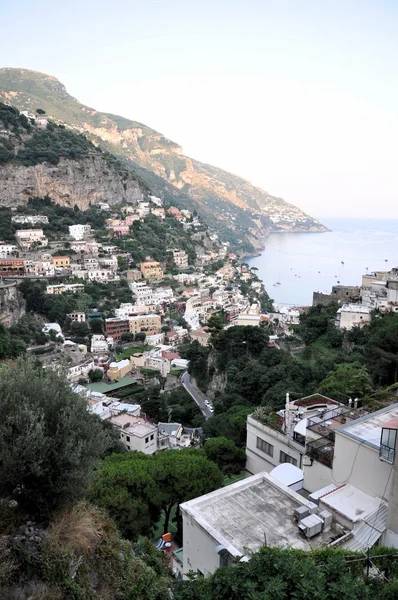 Positano en la costa de Amalfi — Foto de Stock
