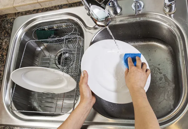Washing Dishes — Stock Photo, Image