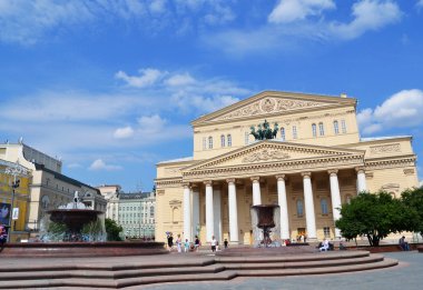 Bolshoi Theatre in Moscow, Russia clipart