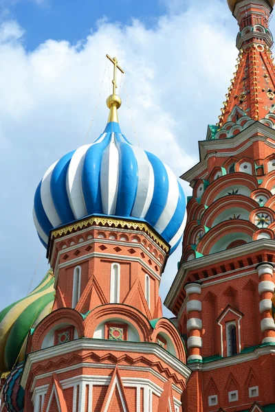 St. Basilikatedralen på Rød plass, Moskva, Russland – stockfoto