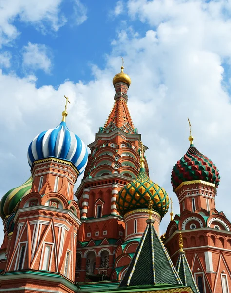 St. Basilikatedralen på Rød plass, Moskva, Russland – stockfoto