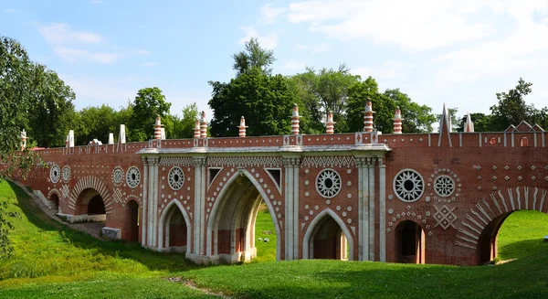 stock image Bridge in the Tsaritsino, Moscow