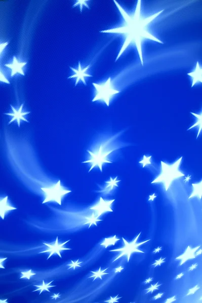 Estrelas tecnologia azul — Fotografia de Stock