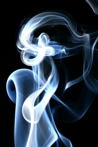 Blå røyk – stockfoto