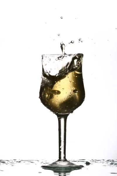 Espirro de vinho — Fotografia de Stock