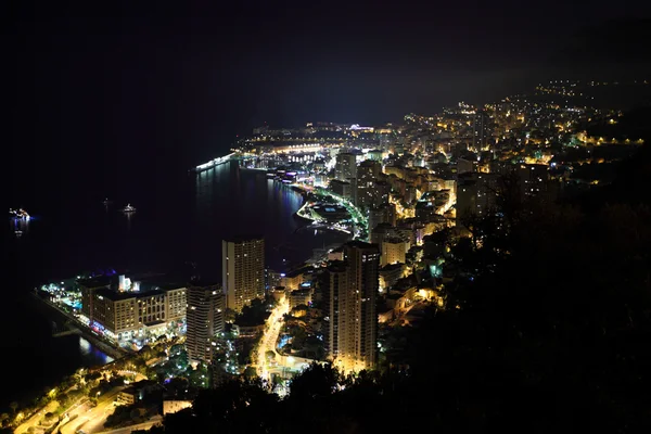 Monte Carlo scena notturna — Foto Stock