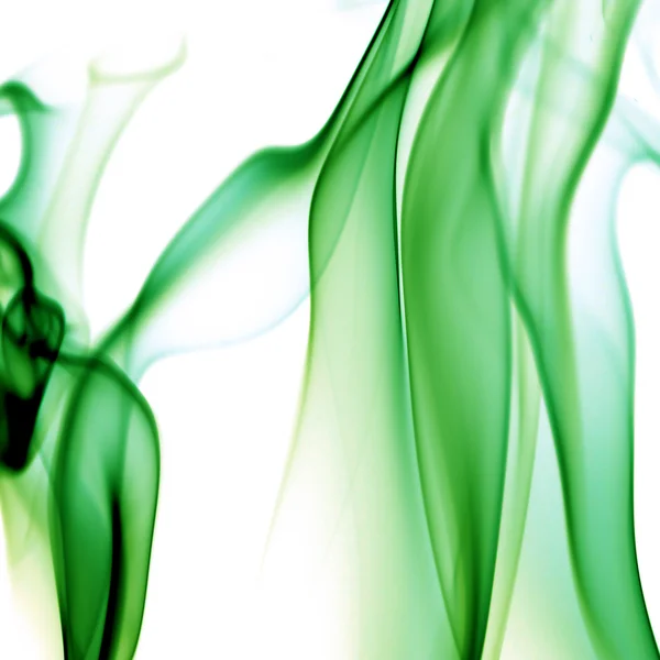 녹색 연기 — 스톡 사진