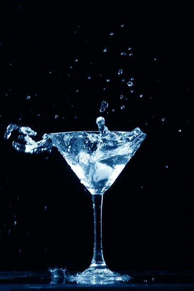Alcohol splash — Stock Photo, Image