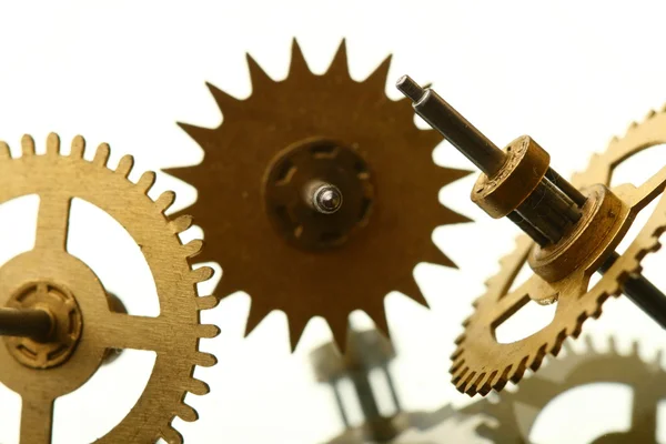 Relógio mecânico engrenagem — Fotografia de Stock
