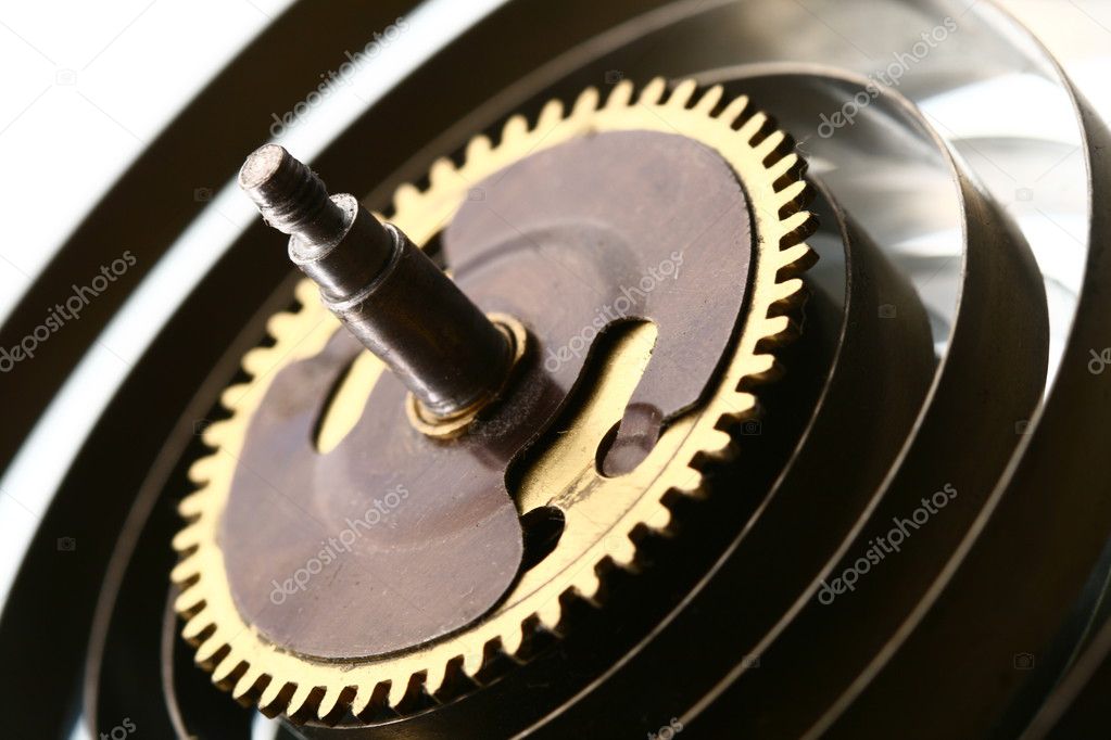 Mechanical clock gear Stock Photo by ©yellow2j 11333746