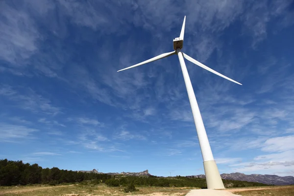 Вітрові турбіни в Іспанії — стокове фото