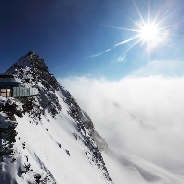 Toppen av alper – stockfoto