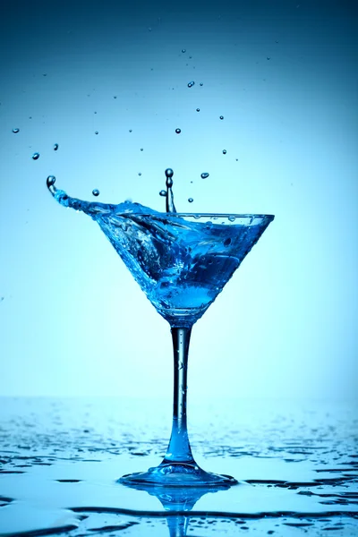 Splash Blue koktél — Stock Fotó