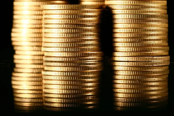 Golden coins Royalty Free Stock Images