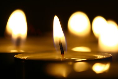 Sacred candles clipart