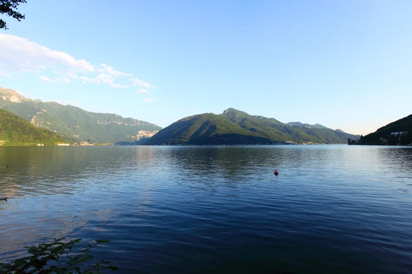 Lugano sjön landskap — Stockfoto