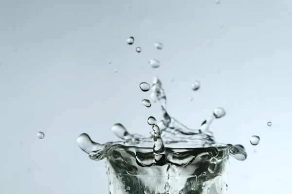 Splash in glass — Stock Photo, Image