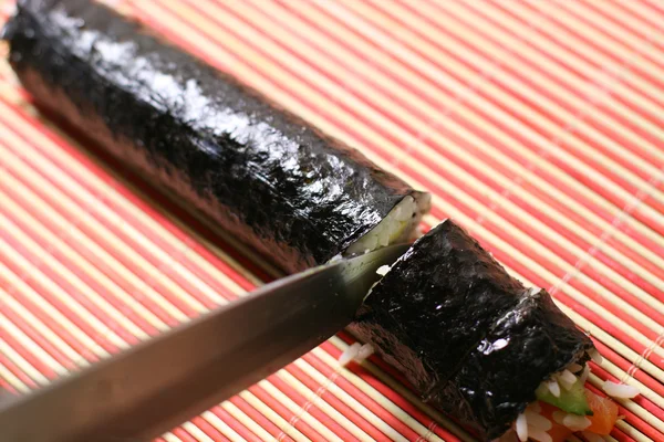 Sushi making — Stock Photo, Image