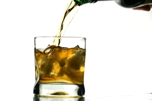 Whisky splash — Stockfoto