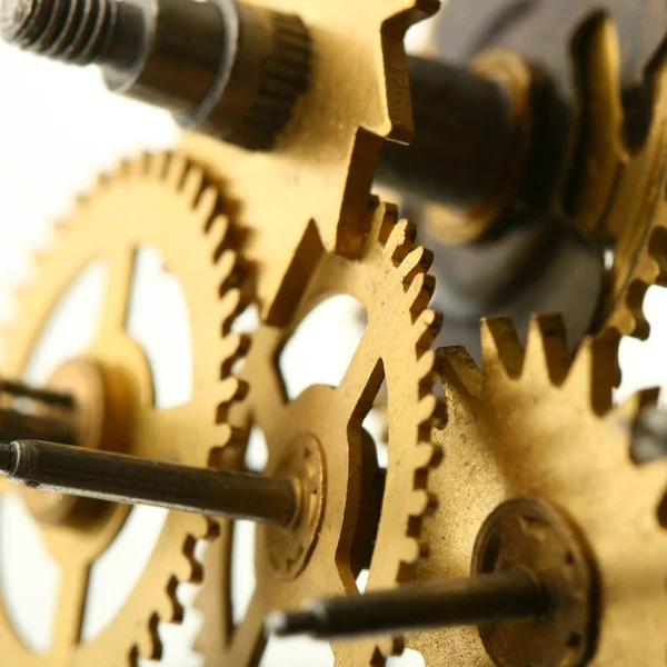 Mechanical clock gear — Stock Photo, Image