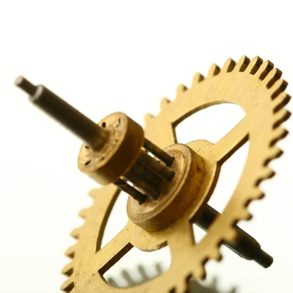Relógio mecânico engrenagem — Fotografia de Stock