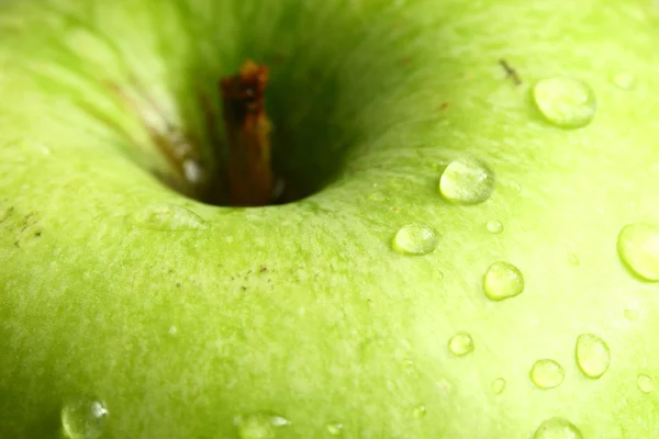 Πράσινο φρέσκο μήλο — Φωτογραφία Αρχείου