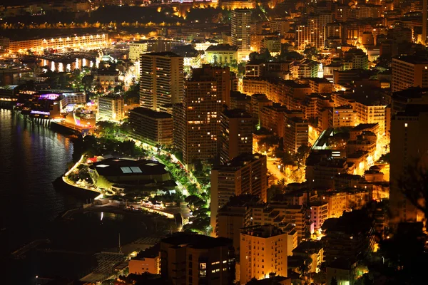 Monte Carlo 밤 장면 — 스톡 사진