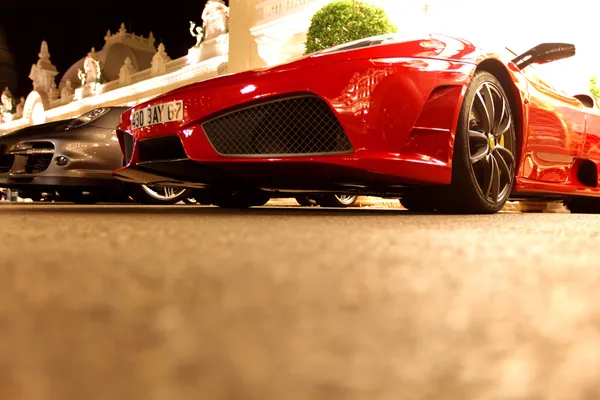 Супер автомобілів в Монте-Карло — стокове фото