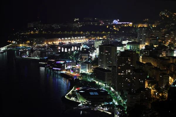 Monte Carlo scène de nuit — Photo