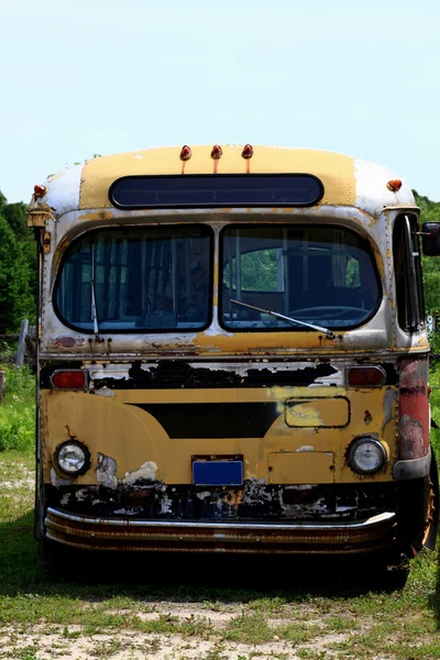 Vintage kollektivtrafik fordon - buss. — Stockfoto
