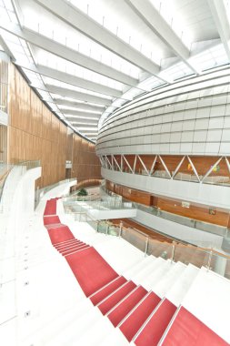 Red Carpet stairs in AU hall clipart