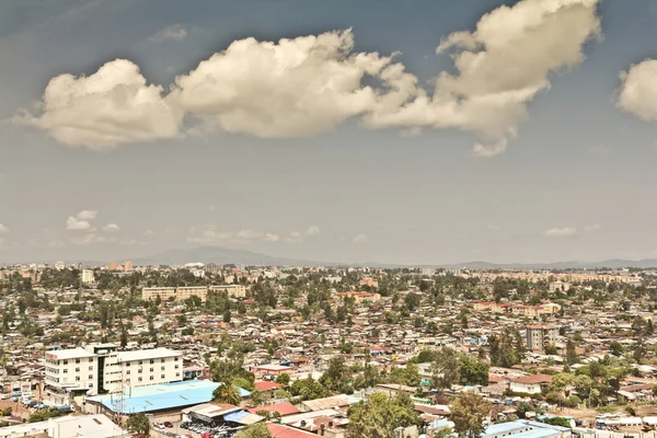 Veduta aerea di Addis Abeba — Foto Stock