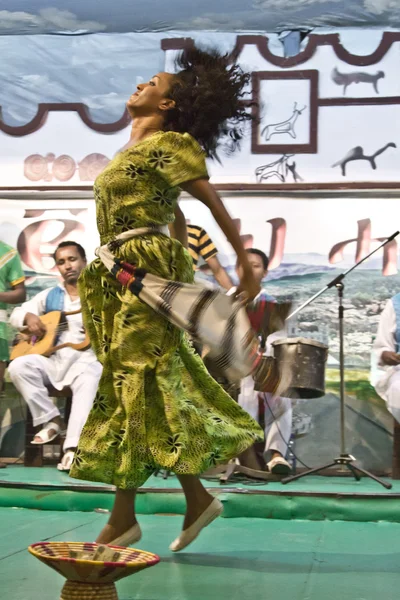 Etiopské kulturní taneční — Stock fotografie