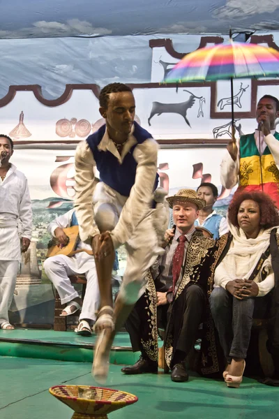 エチオピアの文化ダンス — ストック写真