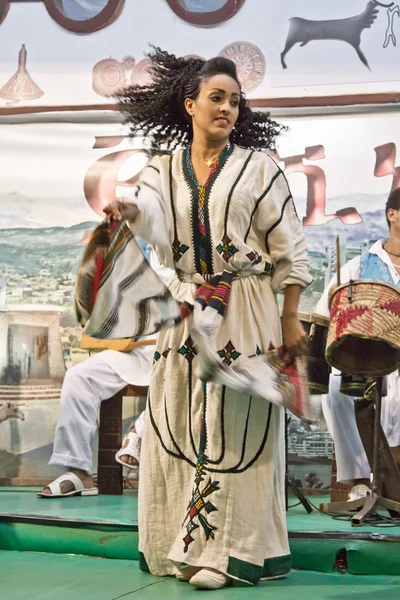 埃塞俄比亚文化舞蹈 — 图库照片