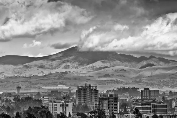 Montagne dietro Addis — Foto Stock