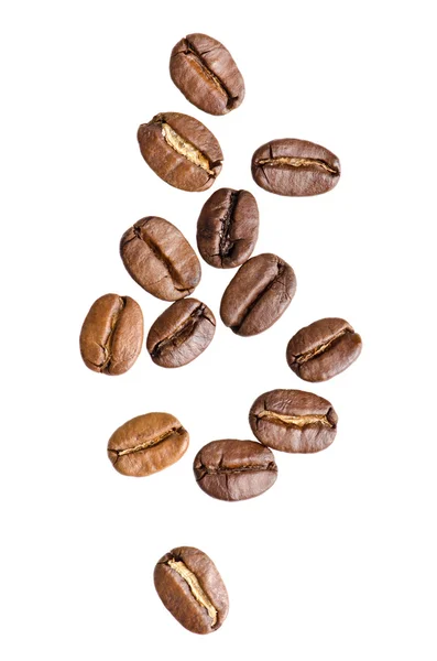 Coffee beans isolated on white background — Stock Photo, Image