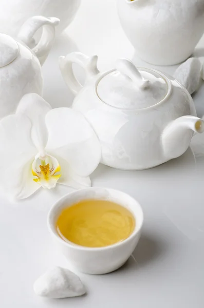 Beyaz çay töreni — Stok fotoğraf