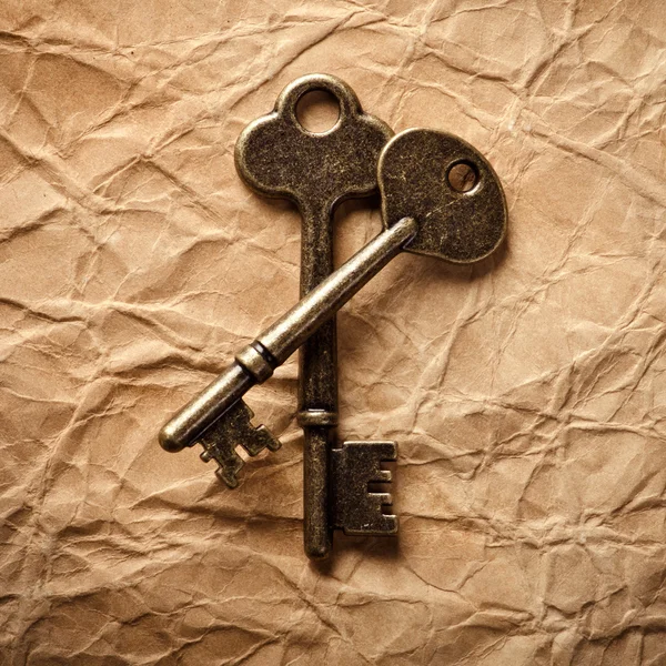 Винтажные ключи — стоковое фото