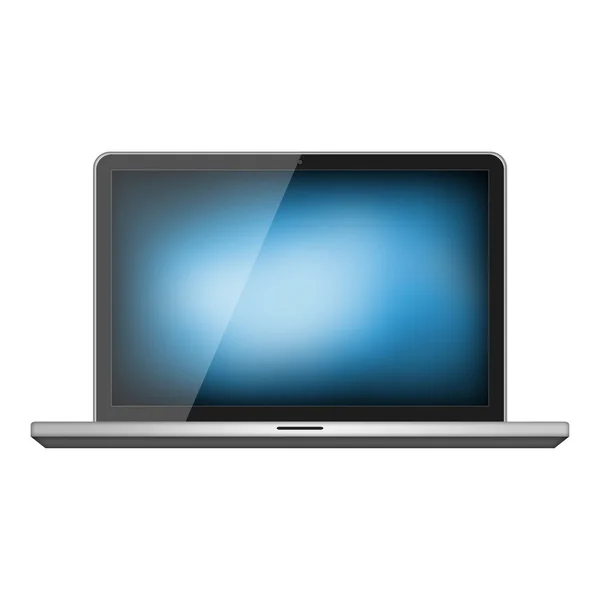 Laptop isolated on white background — Stock Photo, Image