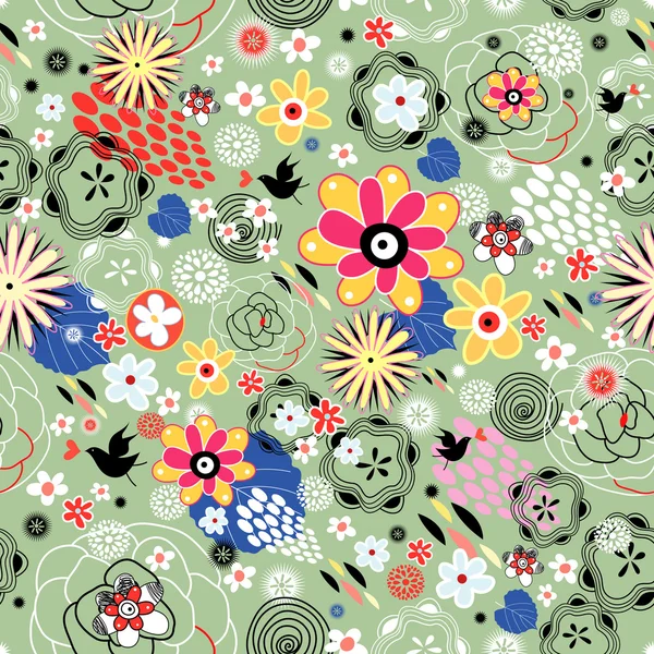 Texture des fleurs — Image vectorielle