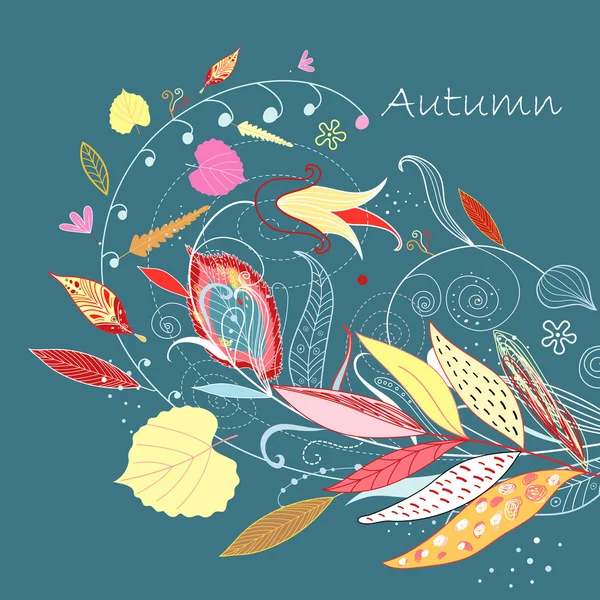 Humeur d'automne — Image vectorielle