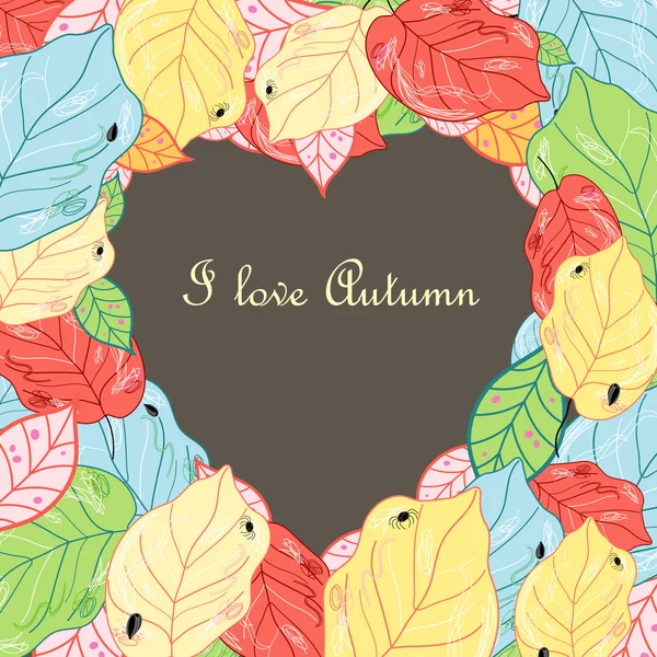 Autumn background — Stock Vector