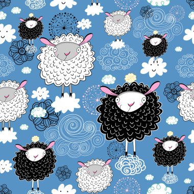 Texture of the sheep clipart