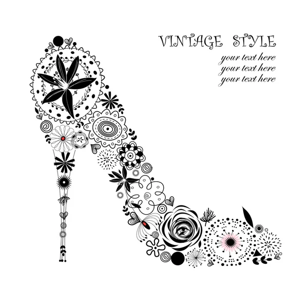Scarpe decorative — Vettoriale Stock