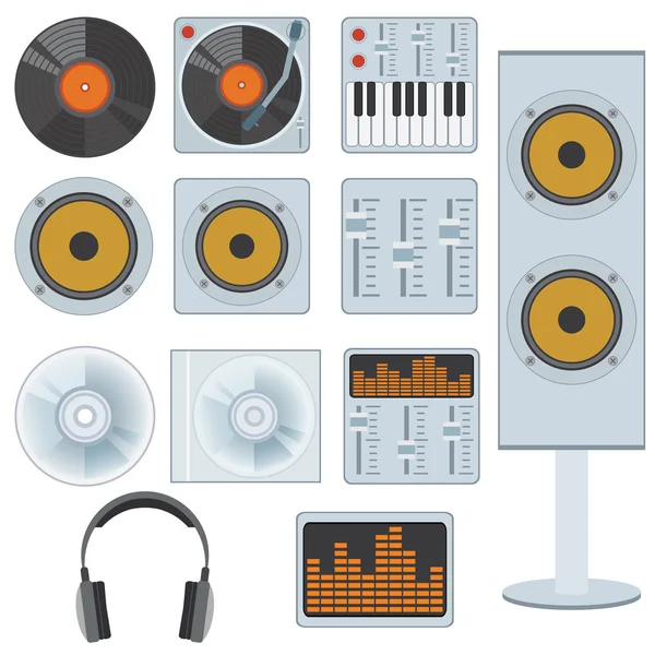 stock vector Music equipment.