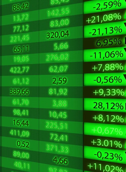 Stock exchange rate — Stockfoto