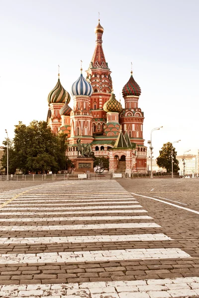 Szt. Bazilika Székesegyház Moszkvában — Stock Fotó