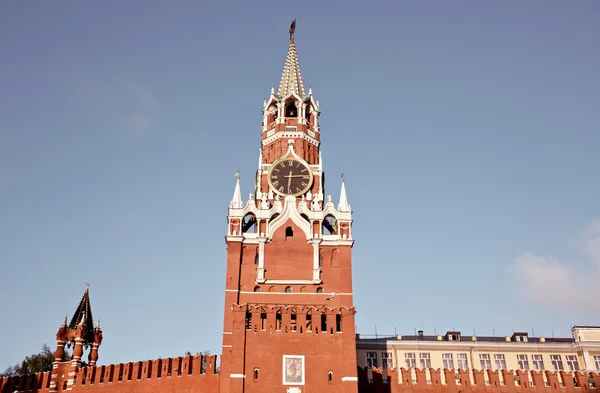 Spasskij věž z moskevského Kremlu — Stock fotografie
